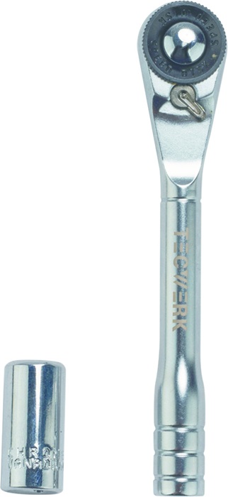 TECWERK Bit-/Hebelumschaltknarre 1/4 Zoll 72 Z.Umschalth.TECWERK