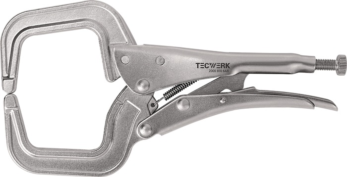 TECWERK Klammergripzange Gesamtlänge 280 mm Spannweite max. 90 mm