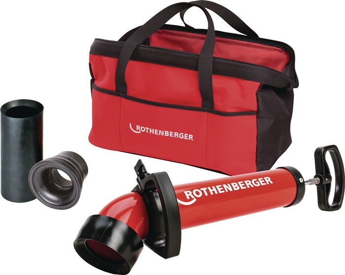 ROTHENBERGER Saug-Druckreiniger Set mit 3 Adaptern