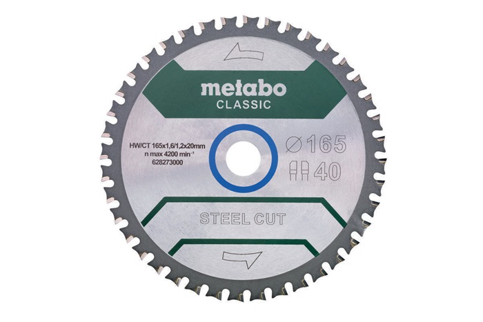 METABO Kreissägeblatt D165xDicke1,6xBohrung20mm