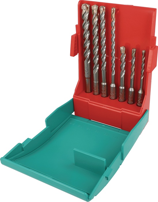 HELLER Hammerbohrer-Satz 7-teilig SDS-plus