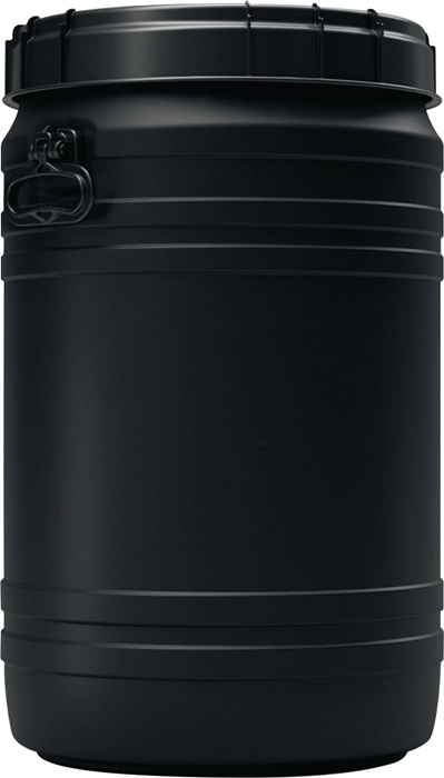 Weithalsfass 75 l PE schwarz