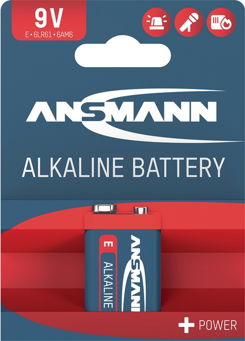ANSMANN Batterie 9 V 6LP3146-E Block 550 mAh