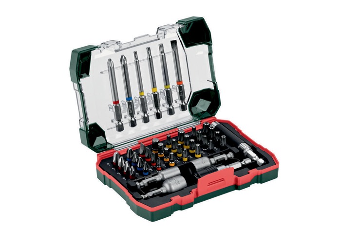 METABO Werkzeug-Set 43teilig Bits/Nüsse/Bithalter