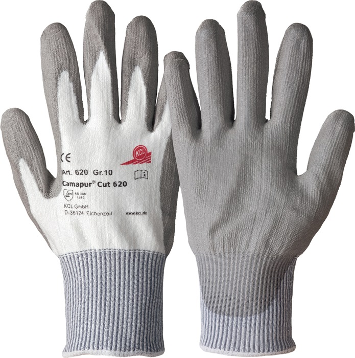 HONEYWELL Schnittschutzhandschuhe Camapur Cut 620+ Gr.7 weiß/grau EN 388 PSA II 10PA - Vorteilspack