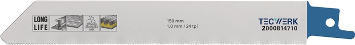 TECWERK Säbelsägeblatt Länge 150 mm Breite 19 mm