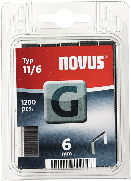 NOVUS Flachdrahtklammer B10,6xL6mm
