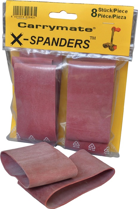 CARRYMATE Ersatzgummi X-Spander f.Plattenträger Carrymate® 8 St.CARRYMATE®