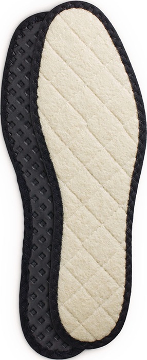 COLLONIL Einlegesohle Alu Therm Tech Gr.39 wollweiß-schwarz Alu-Kälteschutz COLLONIL - Vorteilspack
