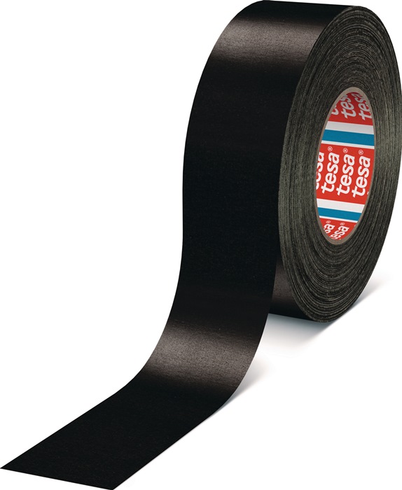 TESA Gewebeband tesaband® Premium 4651 schwarz L.50m B.38mm Rl.TESA - Vorteilspack