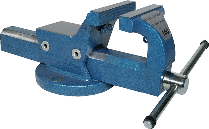TECWERK Parallelschraubstock Backen-B.100mm Spann-W.125mm geschm.Spann-T.68mm TECWERK