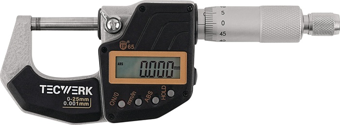 TECWERK Bügelmessschraube 0-25 mm