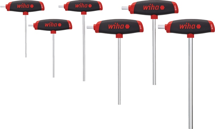 WIHA Stiftschlüsselsatz 364DSK6-01 6-tlg.SW 2,5-8 6KT m.Seitenabtr.Krt.WIHA