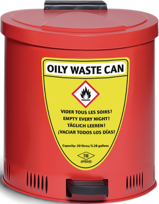 ASECOS Sicherheitssammelbehälter 20 l Stahlblech