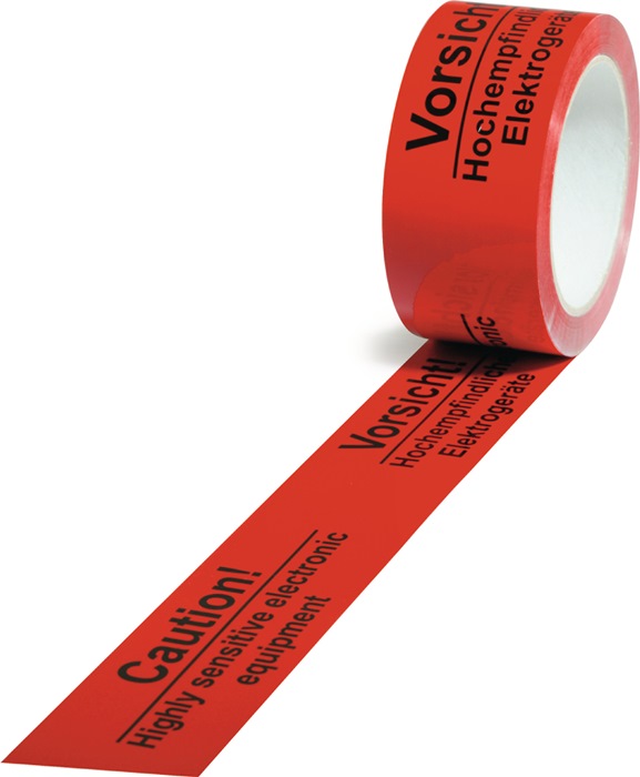 TRANSPAK Warnklebeband PP Empfindliche Elektrogeräte - Vorteilspack