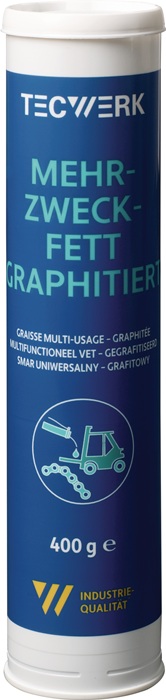 TECWERK Mehrzweckfett graphitiert 400 g schwarz - Vorteilspack
