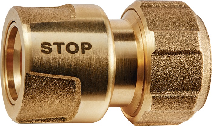 GEKA Wasserstopp Messing Schlauchgröße 19 mm - Vorteilspack