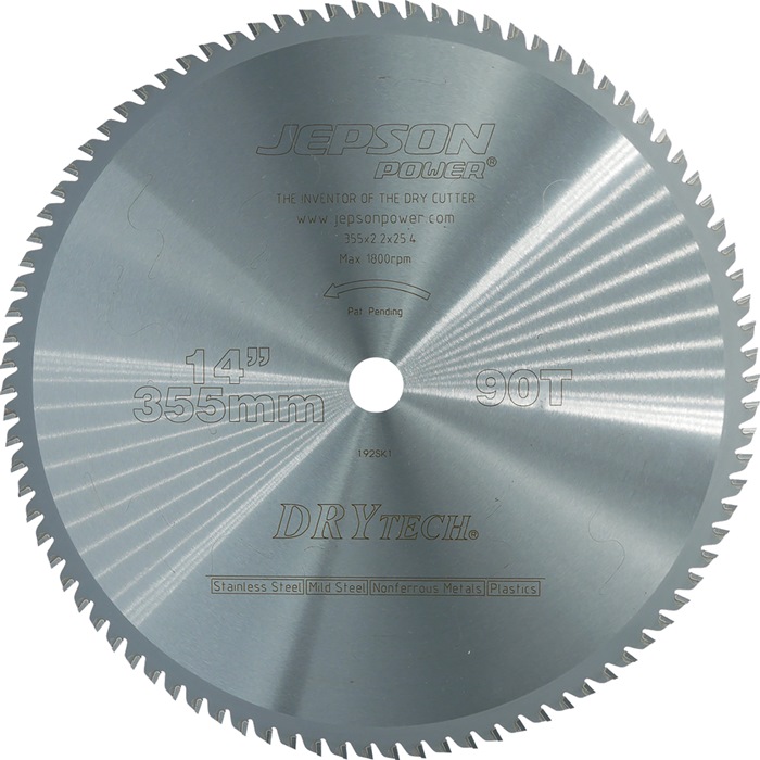JEPSON Metallkreissägeblatt Sägeblatt-Ø 355 mm Breite 2,2 mm
