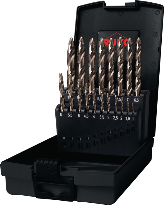 RUKO Spiralbohrer-Satz Nenn-Ø 1-10x0,5 mm