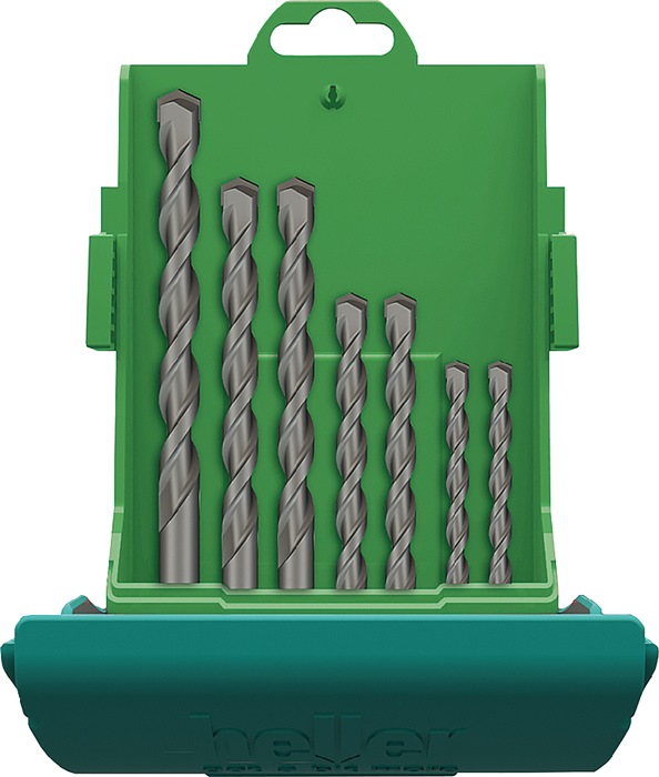 HELLER Beton-/Steinbohrer-Satz 7-teilig