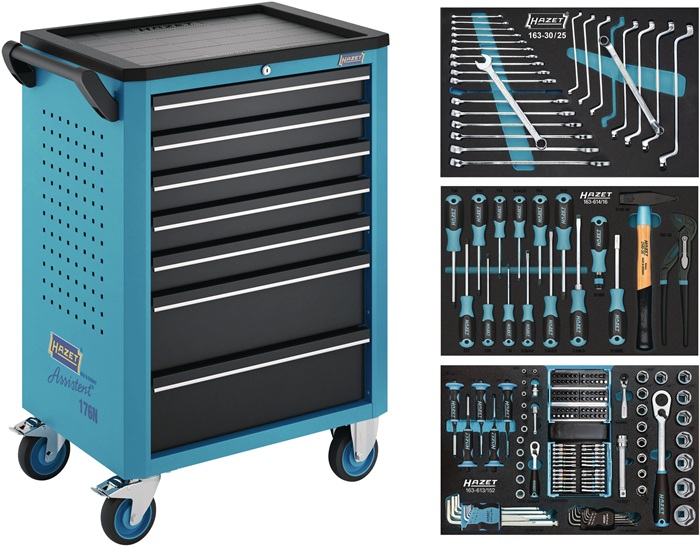 HAZET Werkzeugwagen B500xT780xH1018mm