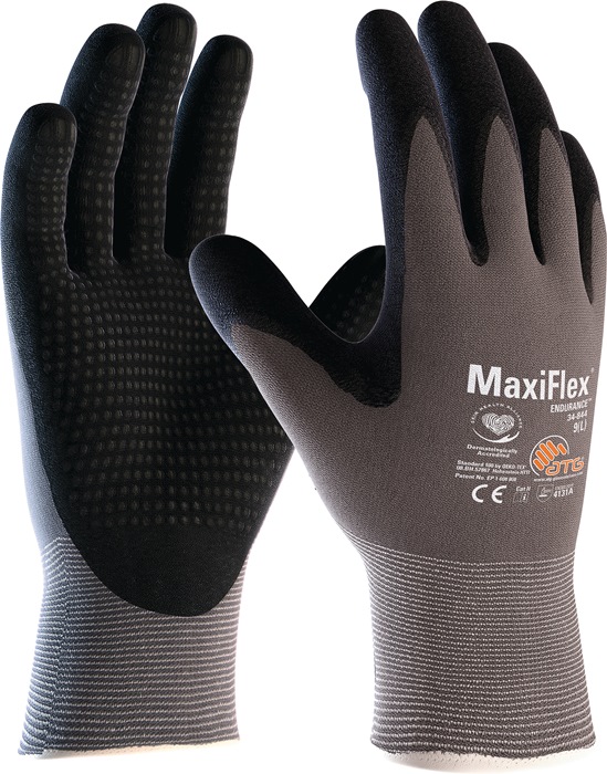 ATG Handschuhe Größe 10 grau/schwarz - Vorteilspack