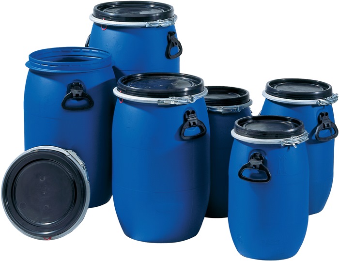 GRAF Weithalsfass 120 l Polyethylen blau