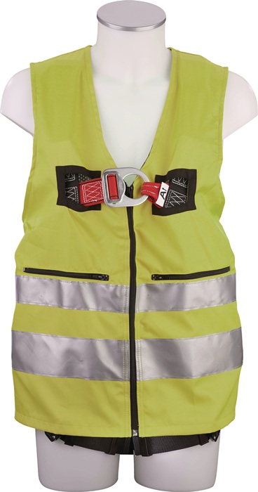 MAS Warnweste MAS40 Quick EN361 EN20471 2-Punkt,Weste gelb f.Gr.44-54 MAS