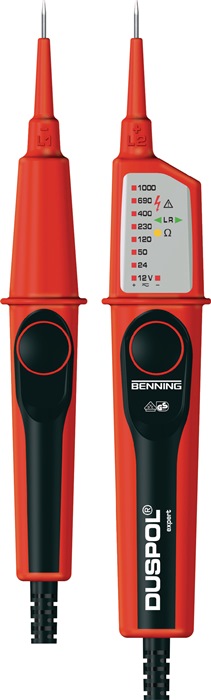 BENNING Spannungs-/Durchgangsprüfer 12-1000 V AC/DC