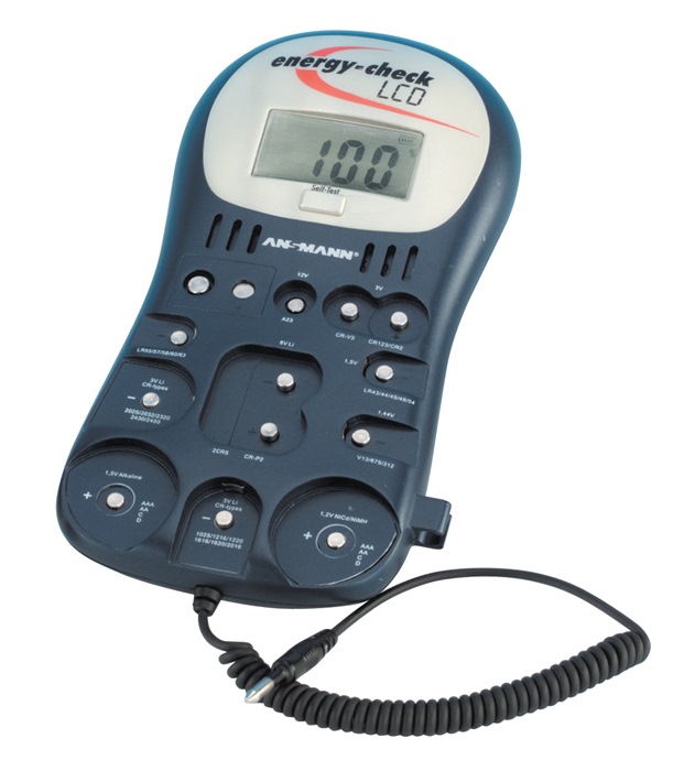 ANSMANN Batterie-/Akkutester für Akkus und Batterien
