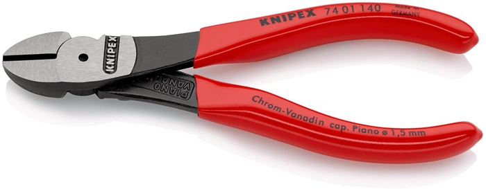 KNIPEX Kraftseitenschneider Länge 140 mm