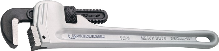 ROTHENBERGER Einhandrohrzange ALUDUR Gesamt-L.600mm Spann-W.89mm f.Rohre 3 Zoll