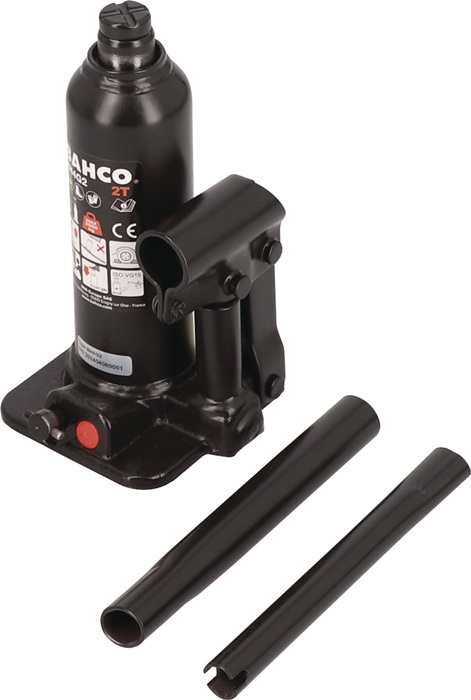 BAHCO Flaschenwagenheber Tragfähigkeit 2 t Hub 344 mm