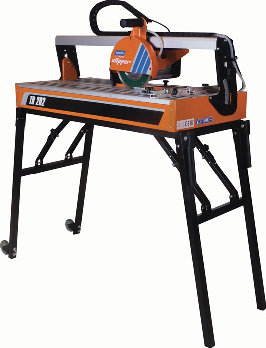 NORTON CLIPPER Fliesenschneidmaschine TR202 15mm Tisch-L810xB470mm max200mm 900W NORTON CLIPPER