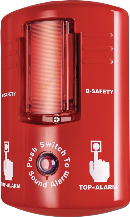 B-SAFETY Top-Alarm rot Sensor: manuell