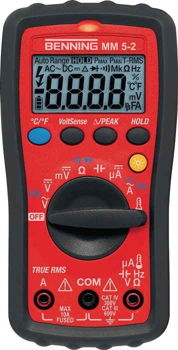 BENNING Multimeter 0,1 mV-600 V AC/DC