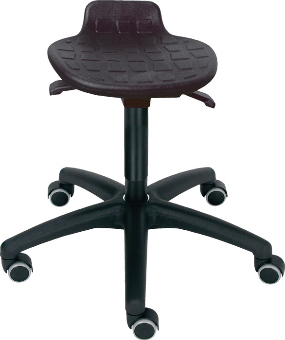 LOTZ Drehhocker Rl.PU-Schaum schwarz Sitz-H.450-640mm LOTZ