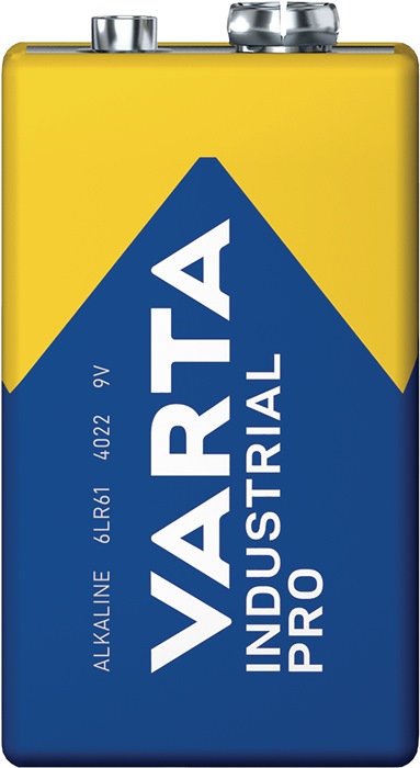 VARTA Batterie 9 V 6AM6 9V-Block 630 mAh - Vorteilspack