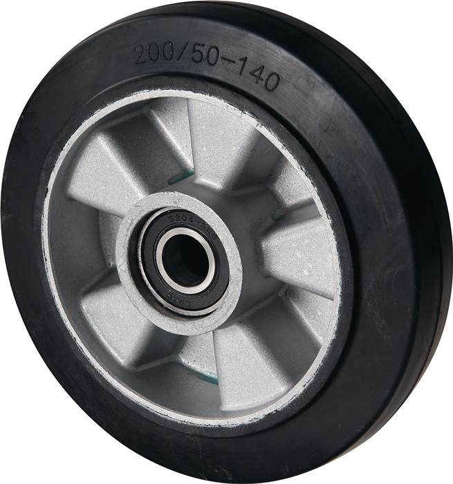 Lenkrad Elastik-Vollgummi Naben-L. 55 mm Rad-B.