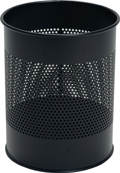 DURABLE Papierkorb 15 l H315xØ260 mm mit Lochraster