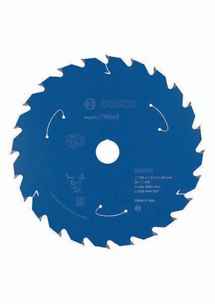 BOSCH Kreissägeblatt Außen-Ø 165 mm Zähnezahl 24 WZ
