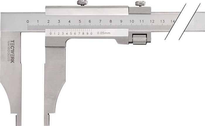TECWERK Werkstattmessschieber 250 mm
