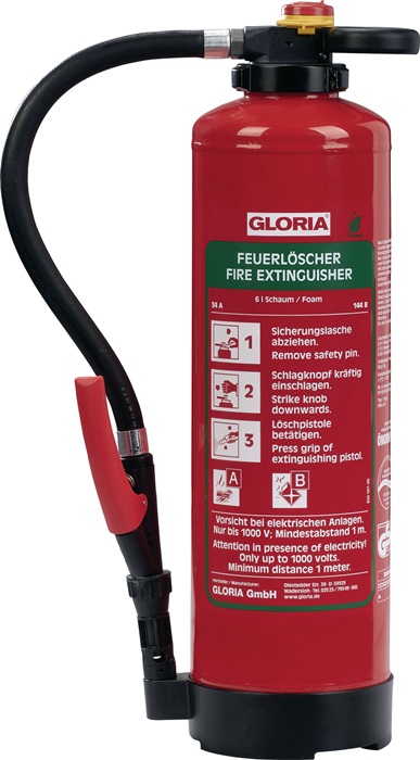 GLORIA Schaumfeuerlöscher 6 l Aufladegerät