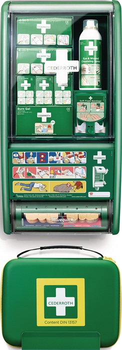 CEDERROTH Erste Hilfe Station-Set B290xH560xT120ca.mm