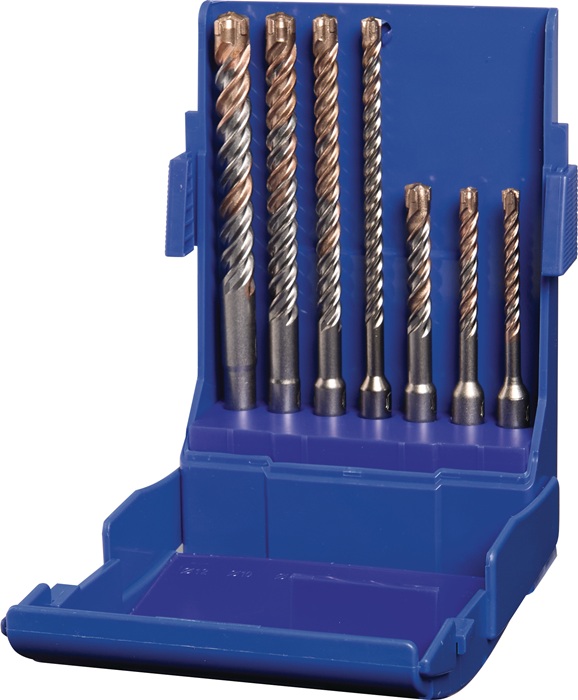 TECWERK Hammerbohrer-Satz 7-teilig SDS-plus