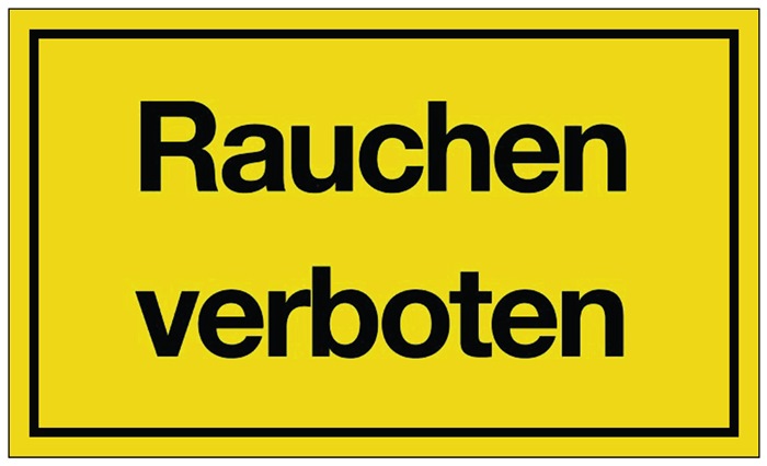 Hinweiszeichen Rauchen verboten - Vorteilspack