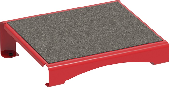 Fußstütze rot B303xT404xH114 mm