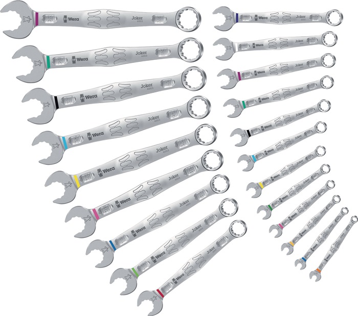 WERA Ringmaulschlüssel-Satz 6003 Joker 22-tlg.SW 5,5-32mm ger.leg.WS WERA