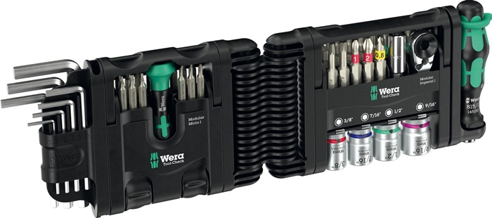 WERA Bitsortiment Tool-Check Modular Set Imperial 1 50-tlg.WERA