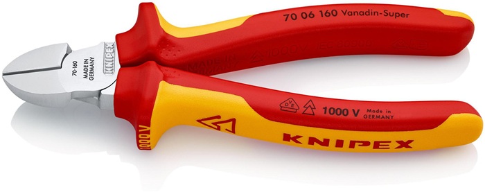 KNIPEX Seitenschneider Länge 160 mm